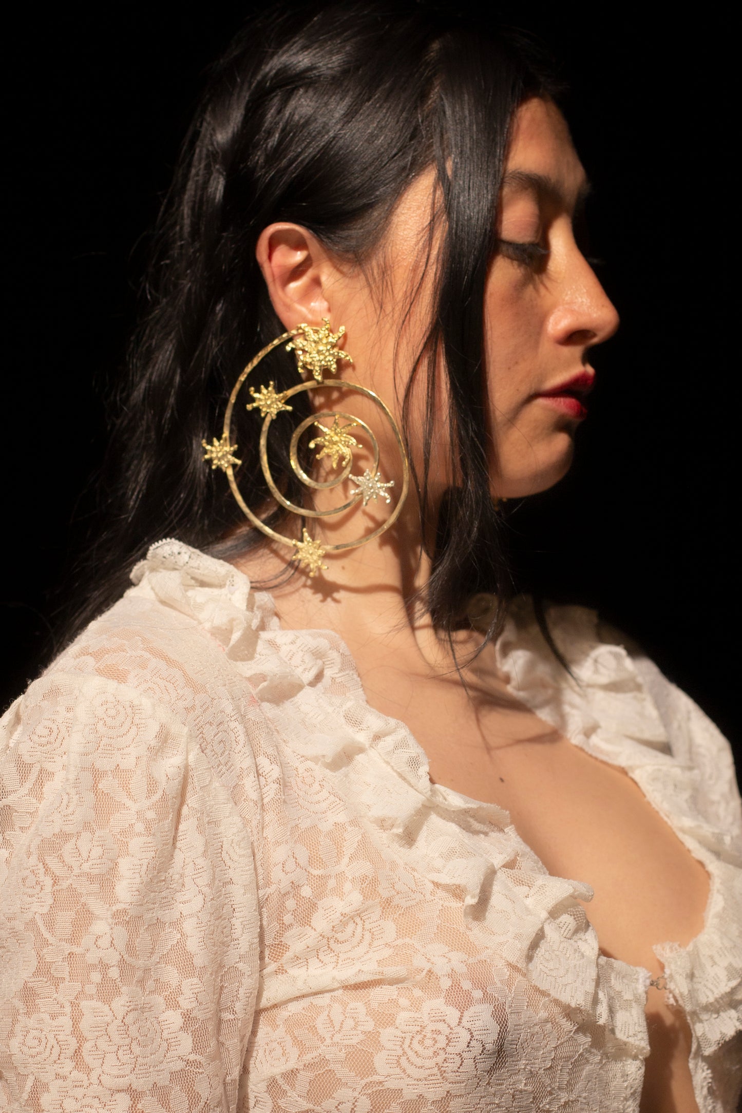 Wandering Star Cycle Earrings ( ascent to the 8th)