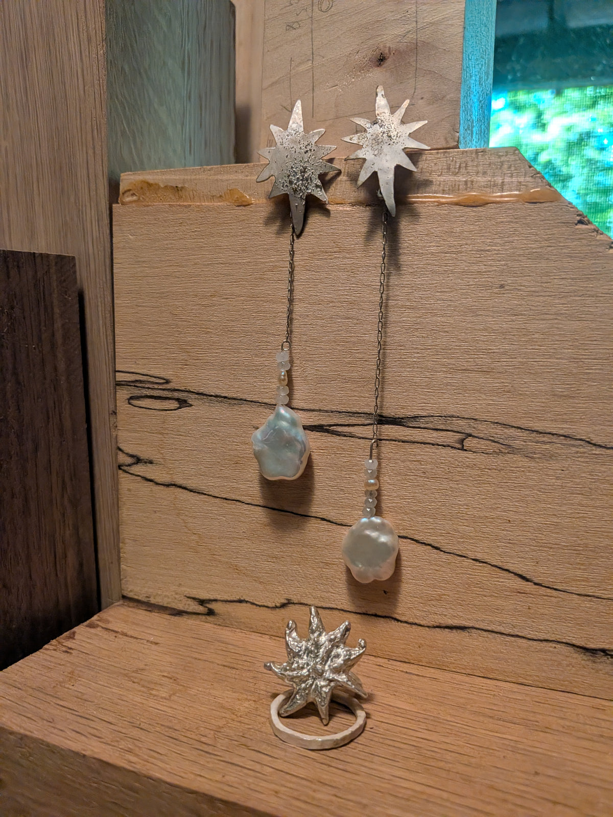 Star Drop Earrings