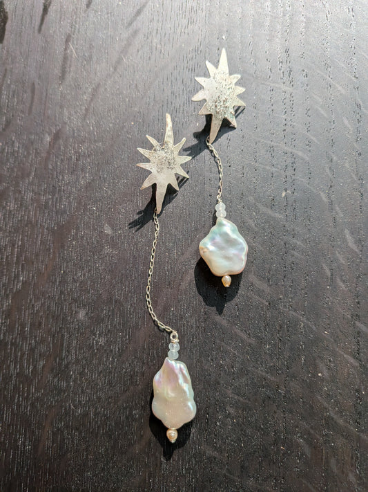 Star Drop Earrings