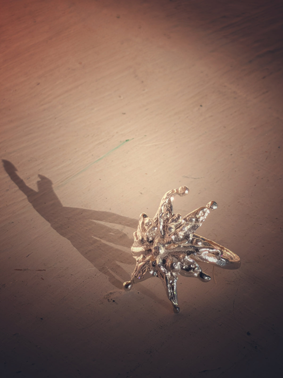 Silver cosmic sea ring