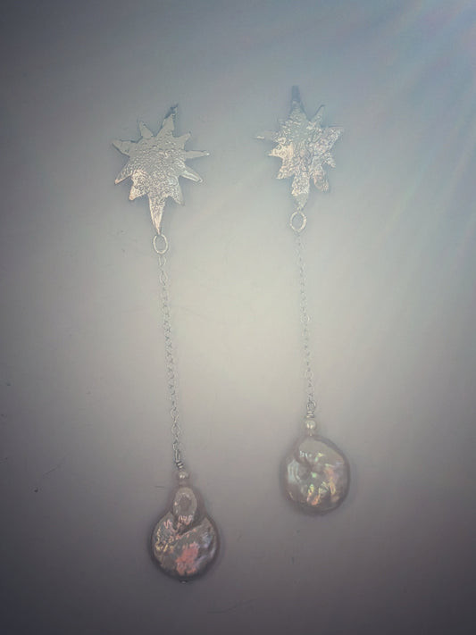 Star Drop Earrings